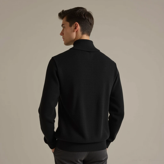 Aspen Knitted Zip-Up Sweater