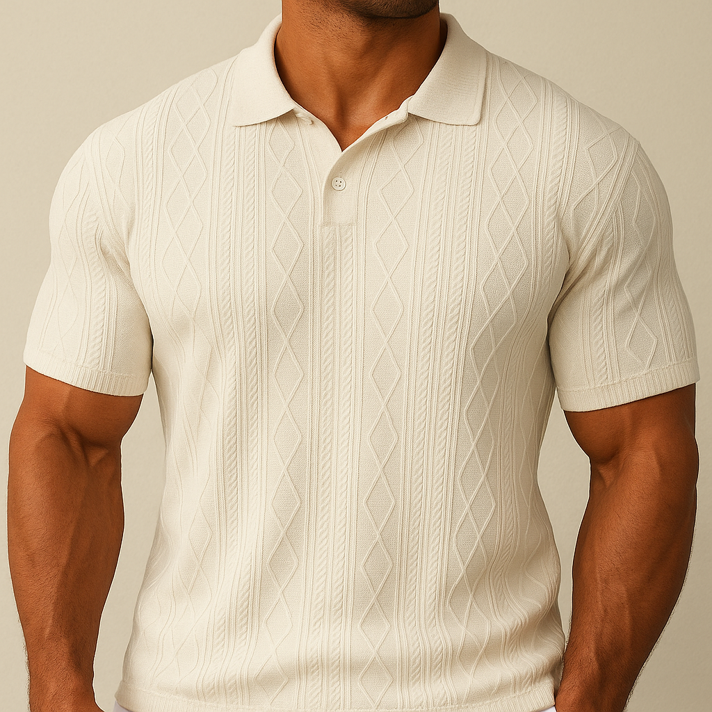 Textured Casual Polo