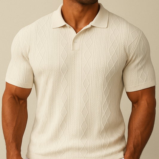 Textured Casual Polo