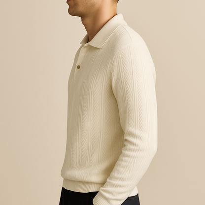 White Structured Regular Fit Shirt