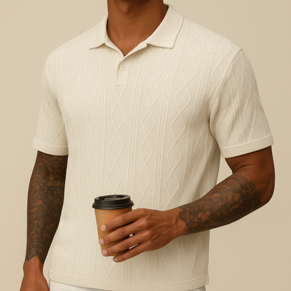 Textured Casual Polo