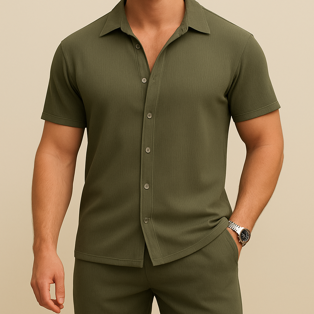 Casual Loose Fit Shirt Sets