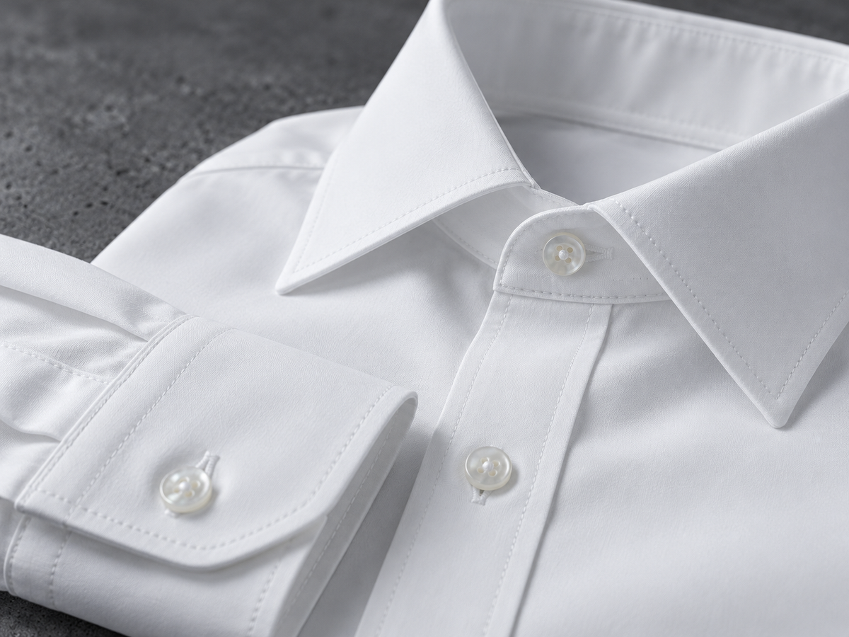 Brienor shirt collar cuff detail concrete